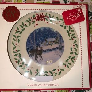 Lenox Annual Collector Plate 2018 NIB